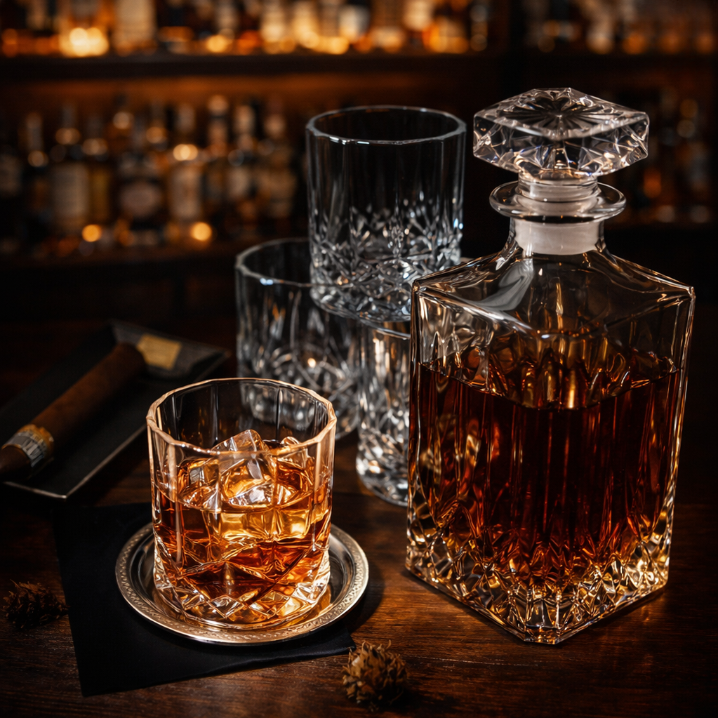 Whisky Decanter - Set with Decanter and Glasses