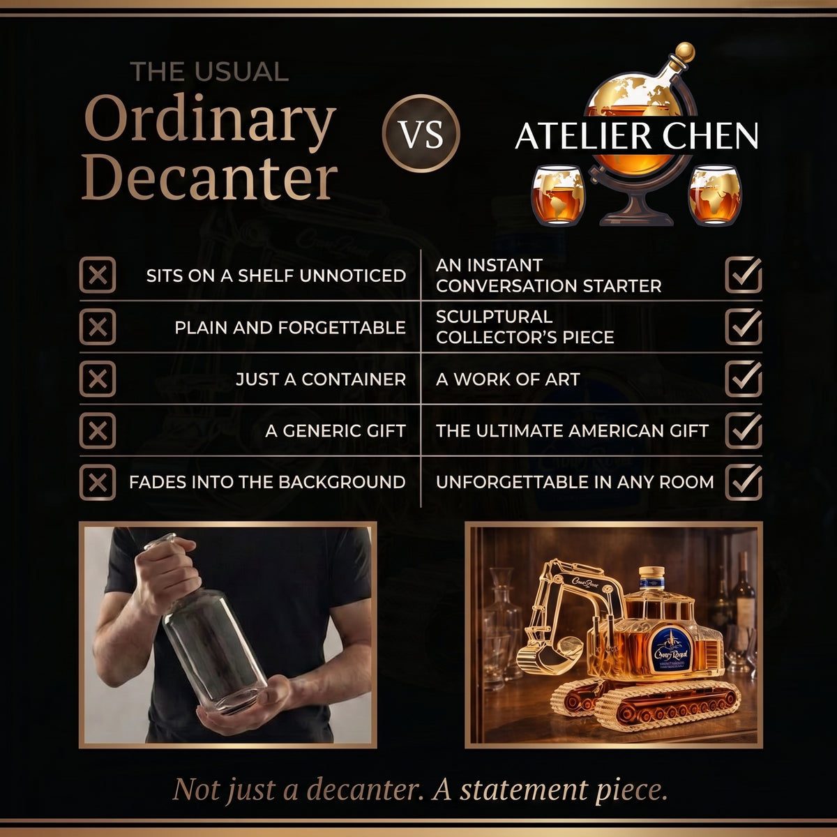 Whisky Decanter - Excavator Edition