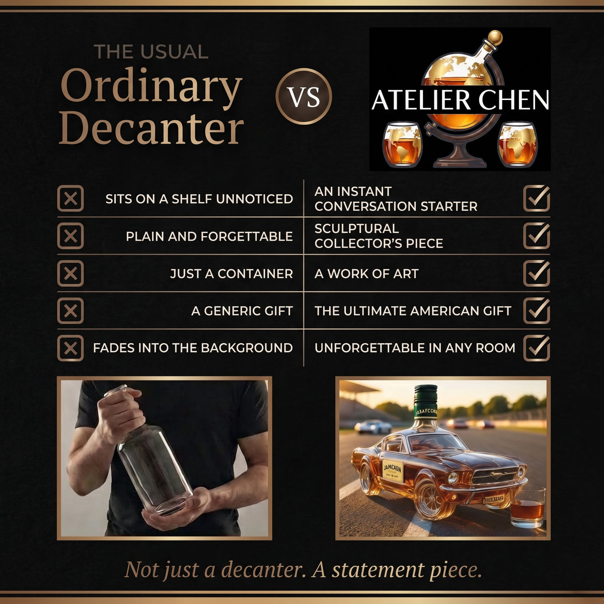 Whisky Decanter - Mustang Edition