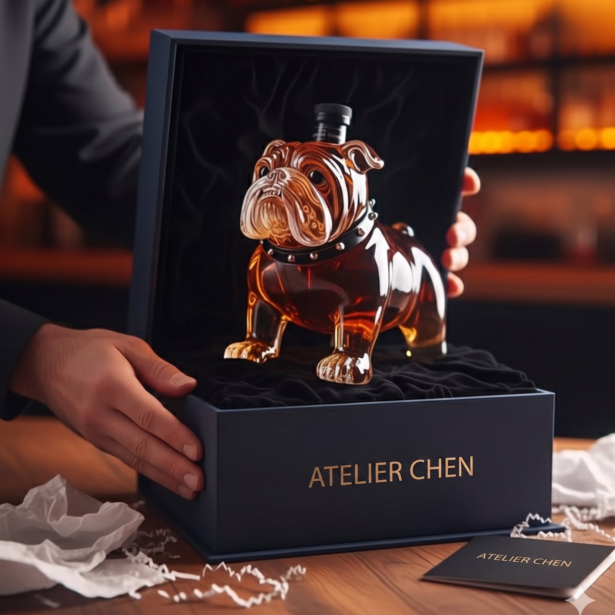 Whisky Decanter - Bulldog Edition