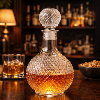 Whisky Decanter - Diamond Cut