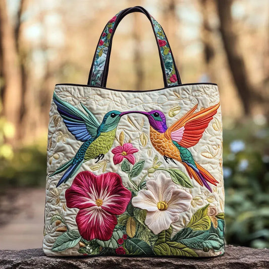 Padded Tote Bag Hummingbird