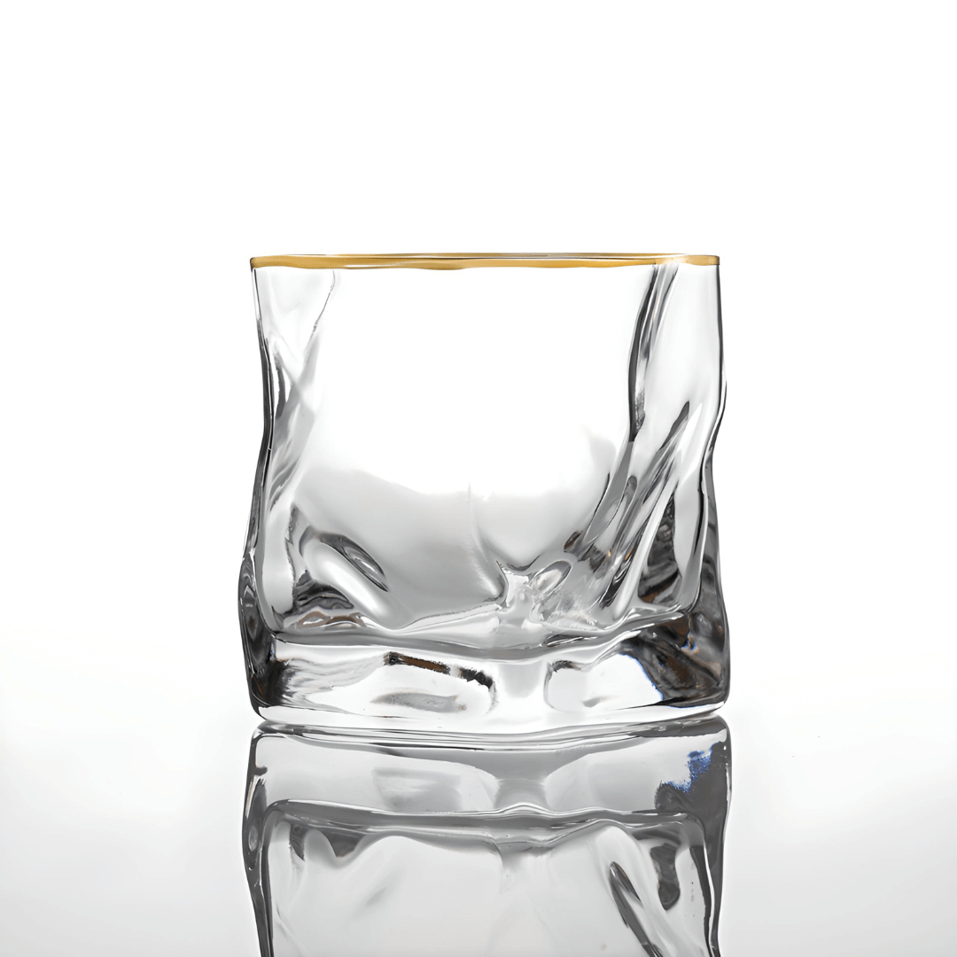 Hoshi Gold Japanese Crystal Whisky Glass