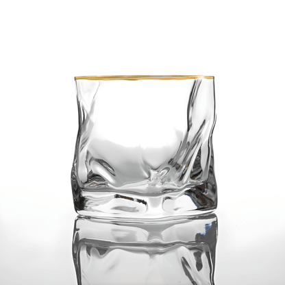 Hoshi Gold Japanese Crystal Whisky Glass