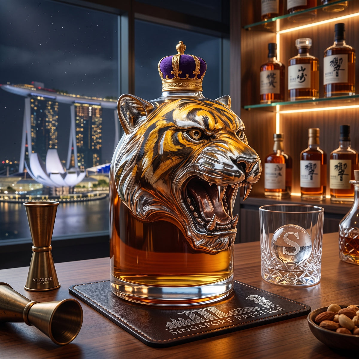 Whisky Decanter - Tiger Edition