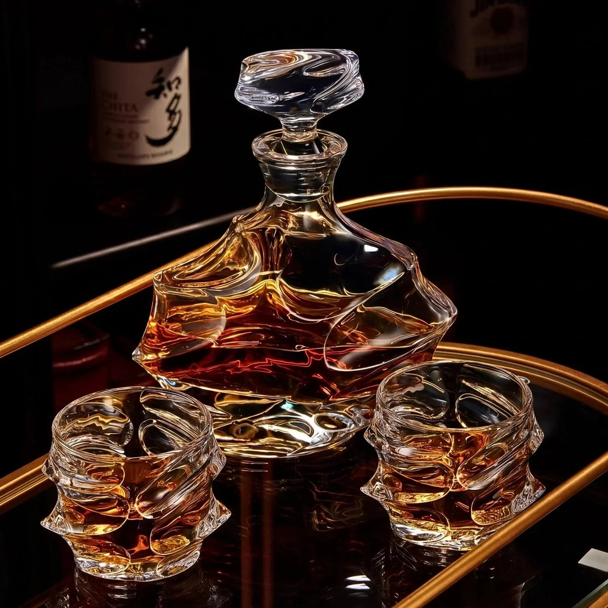 Arashi Japanese Crystal Whisky Glass
