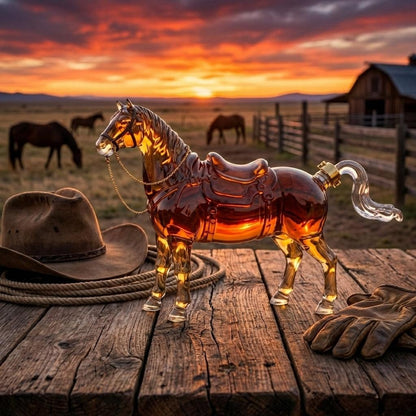 Whisky Decanter - Horse Edition
