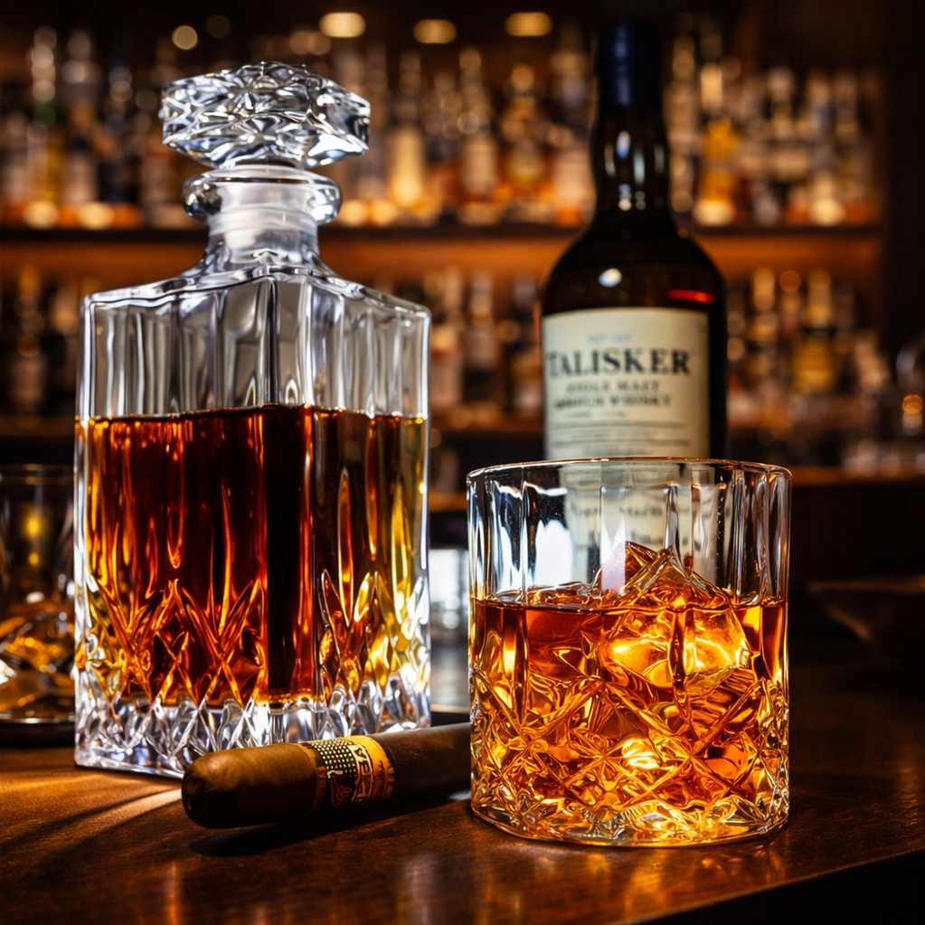 Whisky Decanter - Set with Decanter and Glasses