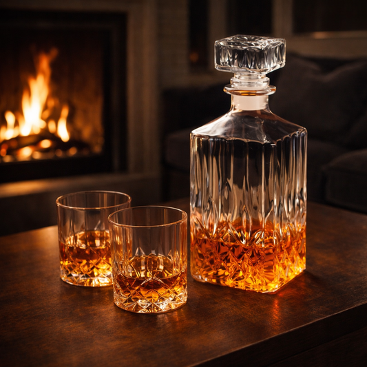 Whisky Decanter - Set with Decanter and Glasses