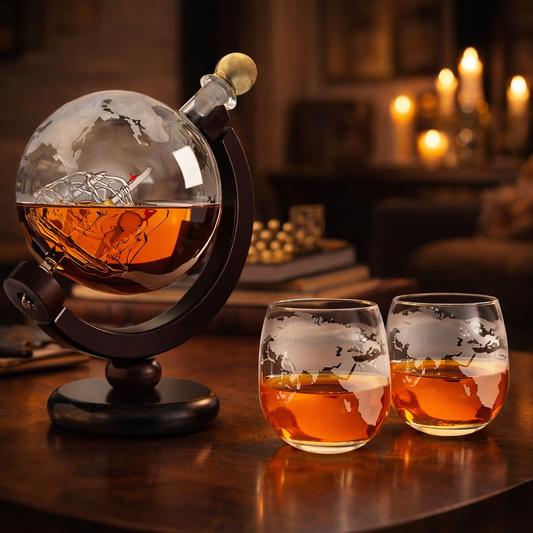Whisky Decanter - World Map Edition